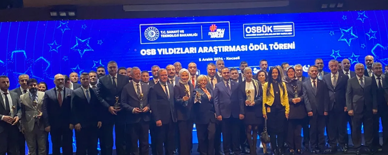 OSB'lerin Yıldızları Belli Oldu