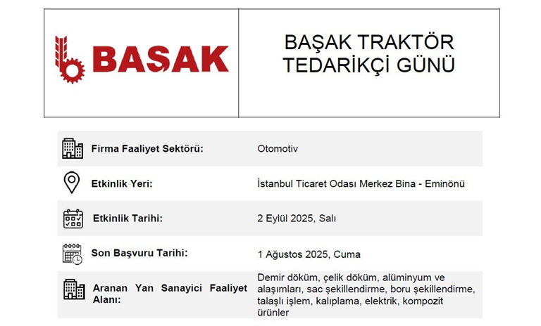 Başak Traktör Tedarikçi Günü