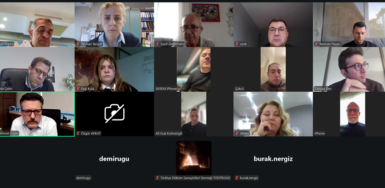 TÜDÖKSAD Yönetim Kurulu Yılın İlk Toplantısını Gerçekleştirdi