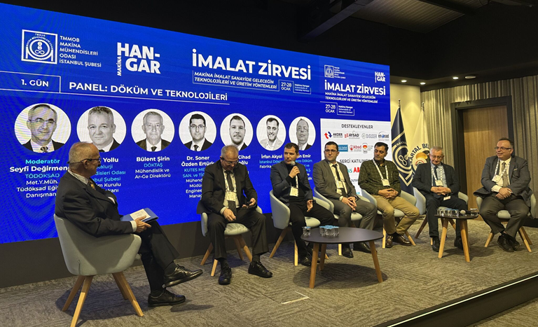 İmalat Zirvesi 2026’da Döküm Sektörü ve Teknolojileri Ele Alındı